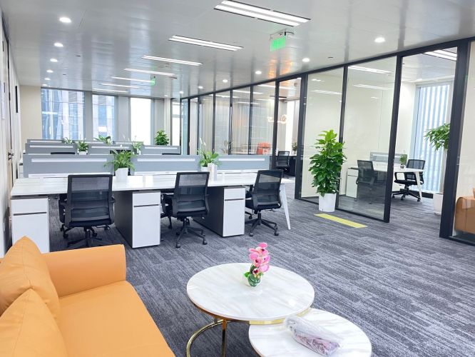 办公理想选择 棕榈泉商务中心 360平中式豪华装修