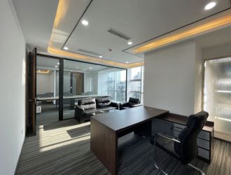 光电园,双鱼座办公楼,全新装修和办公家具,138平办公室