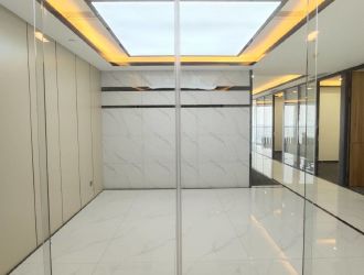 郑州地标高铁站绿地中心双子塔277平带家具电梯直达朝东